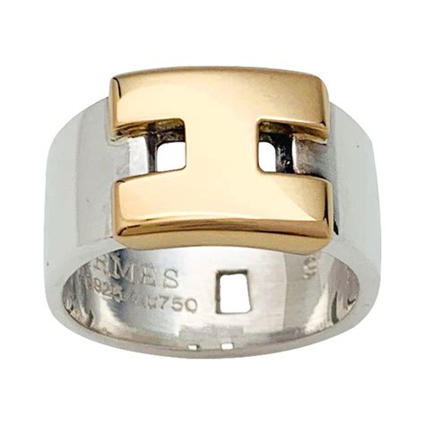 bague hermes argent homme|Hermes jewelry en argent.